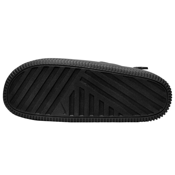 NIKE MENS CALM MULE SLIDES ALL BLACK SLIDES CLOG BLACKS SPORT JET - Picture 3 of 8